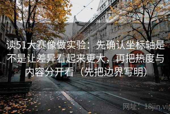 读51大赛像做实验：先确认坐标轴是不是让差异看起来更大，再把热度与内容分开看（先把边界写明）